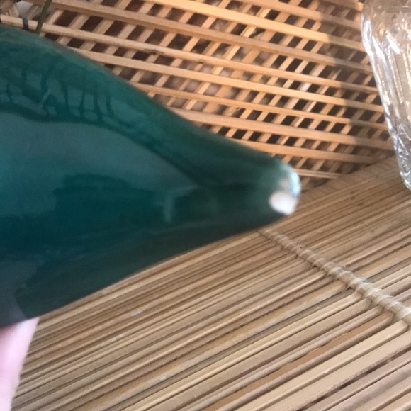 Blue mountain pottery elongated candle holder - Picture 4 of 5